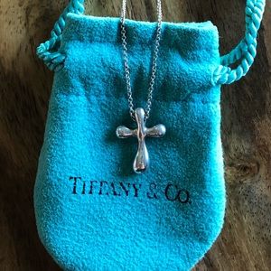 Tiffany and Elsa Peretti Cross Necklace